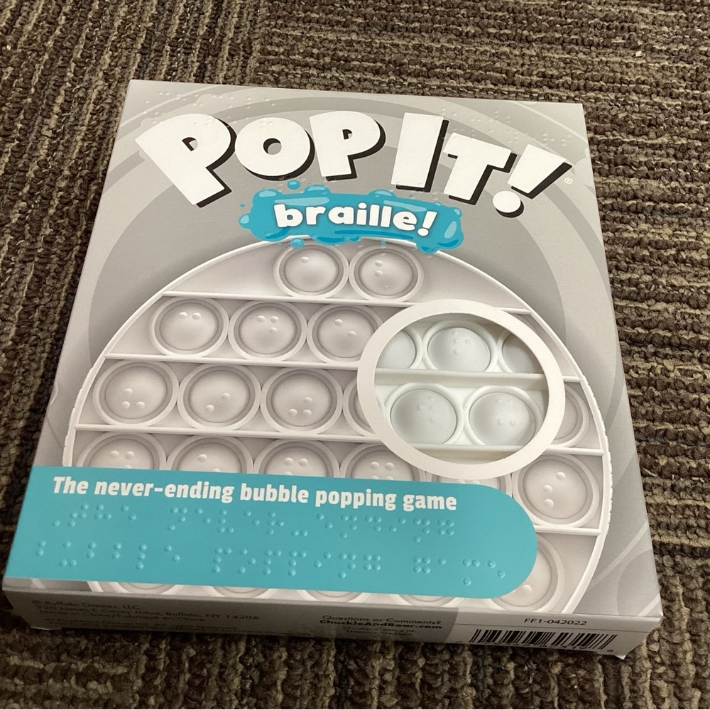COPY - Pop It! Braille New in Box